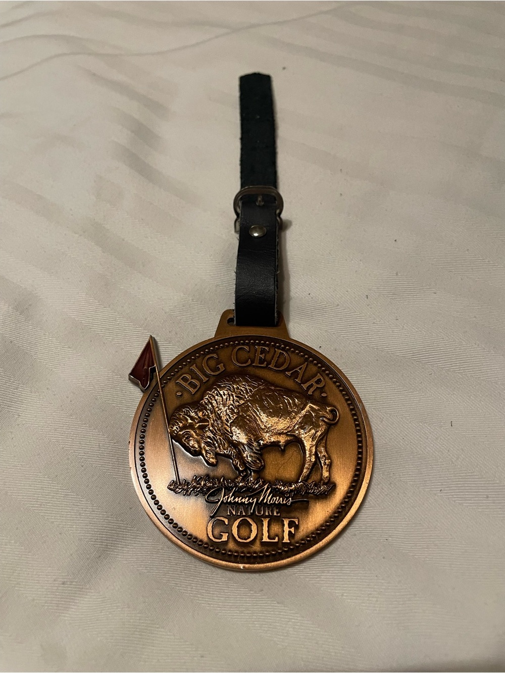 Big Cedar Golf (Missouri) Bronze Metal Bag Tag 3" Cliffhangers